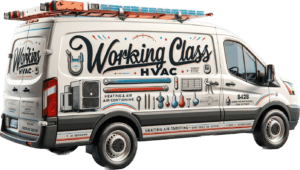 Working Class Heating and Air Company Vehicle